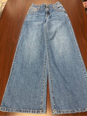 Classic High-Rise Wide Leg Women’s Jeans – Blue